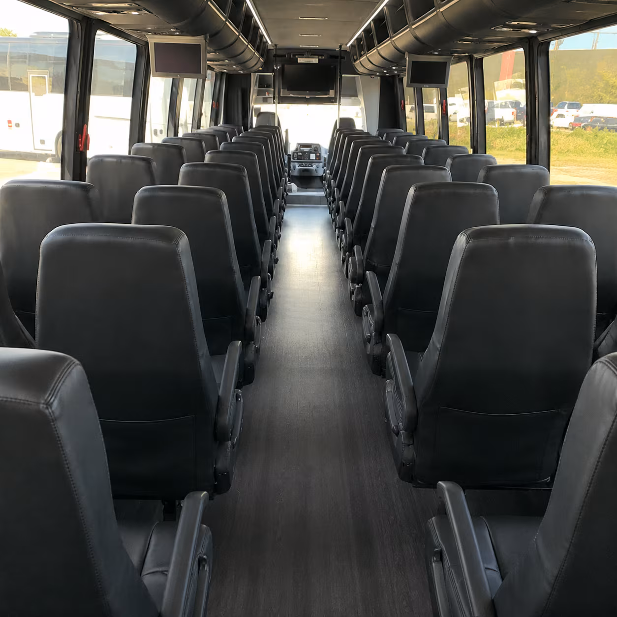 25 passenger minibus inside