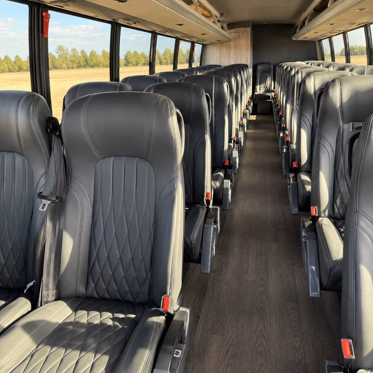 28 passenger minibus inside