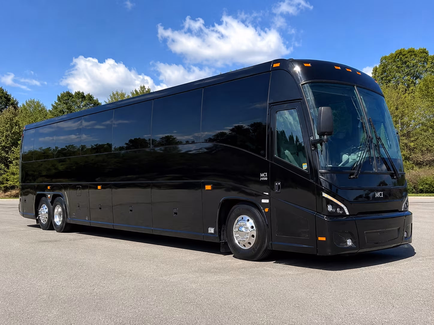 charter buses for festivals and parade events along broad street