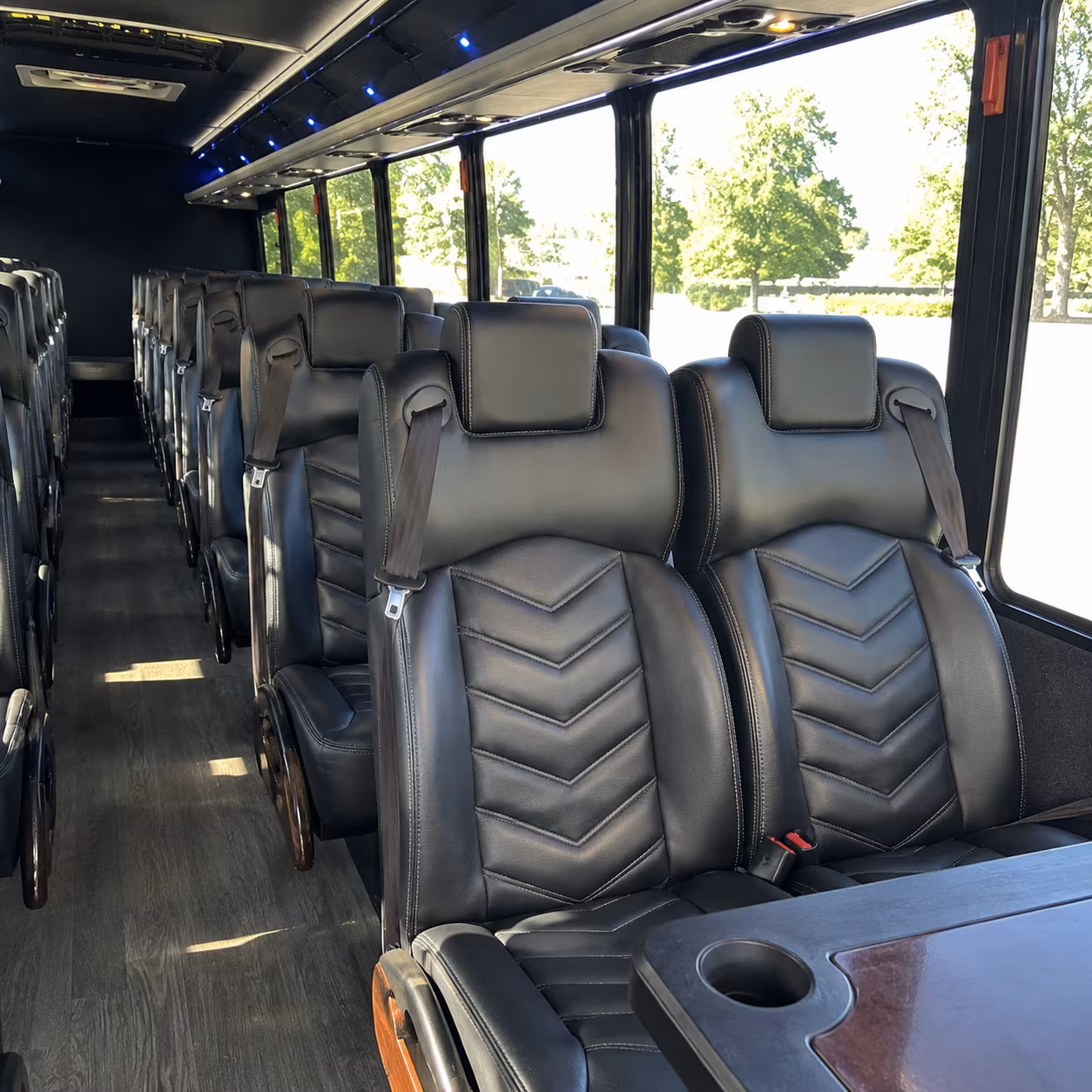 elizabeth religious group transportation onboard seating