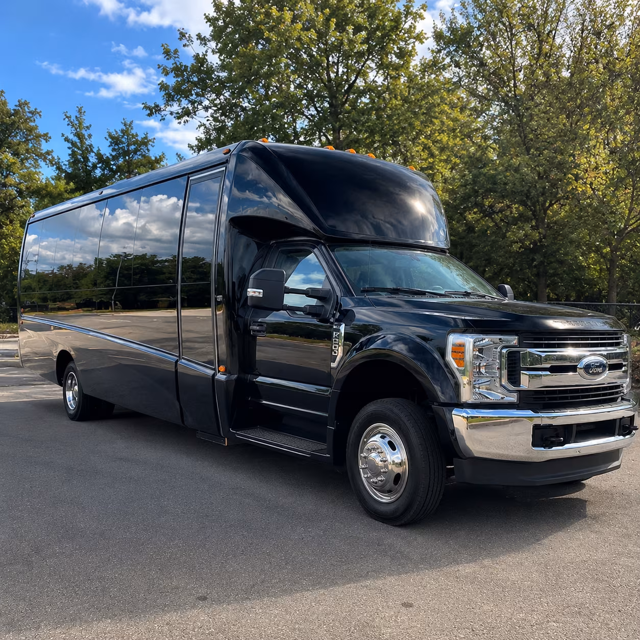 elizabeth sporting event transportation onboard seating